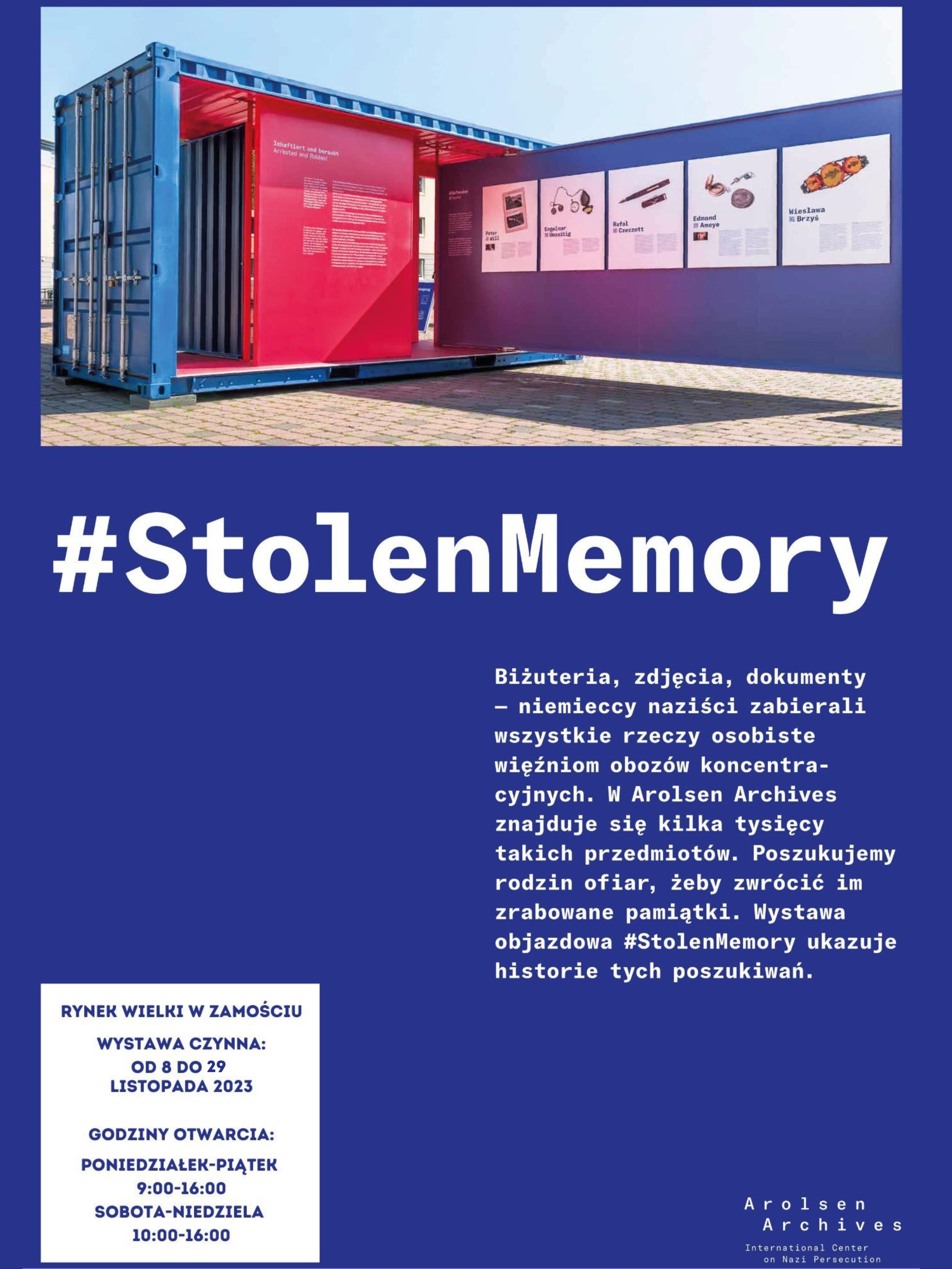 PLAKAT STOLENMEMORY